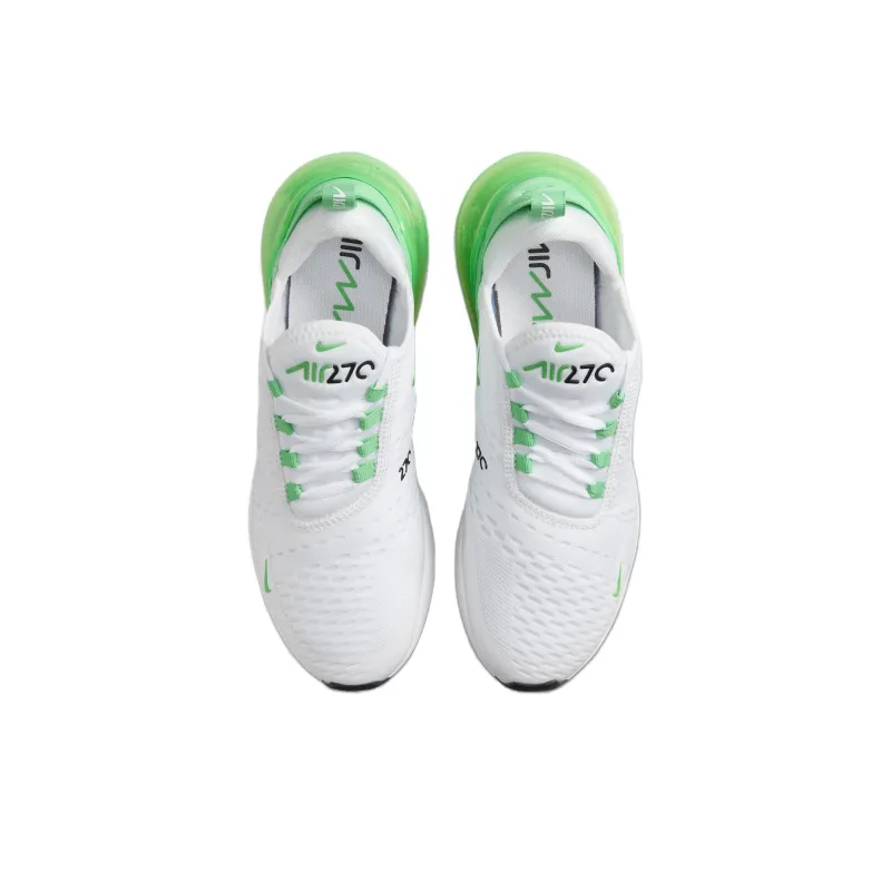 Nike Air Max 270 White Green Shock White Black Women's-3