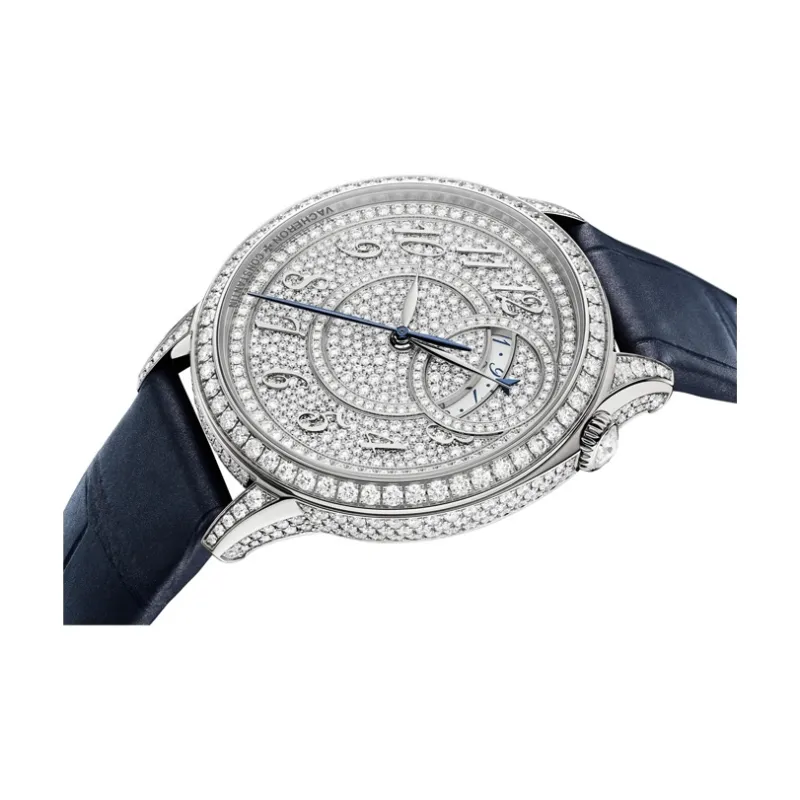VACHERON CONSTANTIN ÉGÉRIE Automatic Mechanical Movement Women's Watch 35mm White Dial Genuine Leather Strap-1