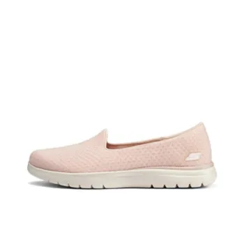 Skechers Cushioning Wear Resistant Impact Resistant Breathable Rebound Quick Dry Low Top Casual Shoes Women's Rose Red