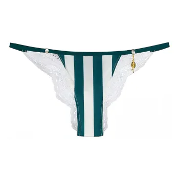 VICTORIA'S SECRET Underpants Women's 1 Pack Blue White Stripes