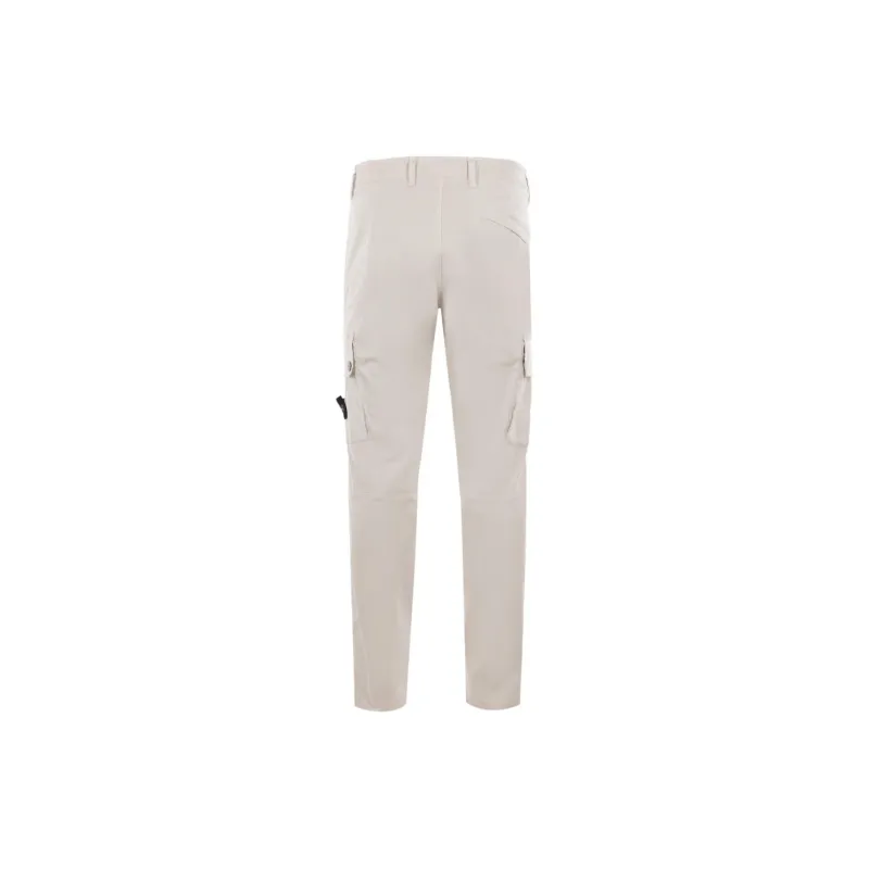 STONE ISLAND Compass Motif Straight Leg Trousers-1