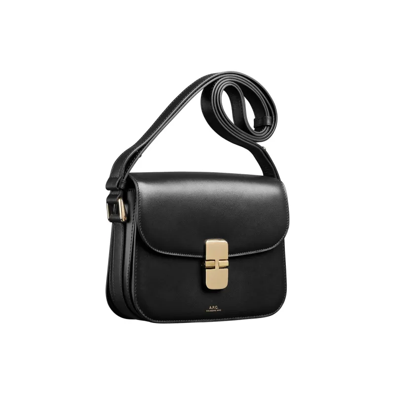 A.P.C Grace Logo Printed Small Shoulder Bag-1