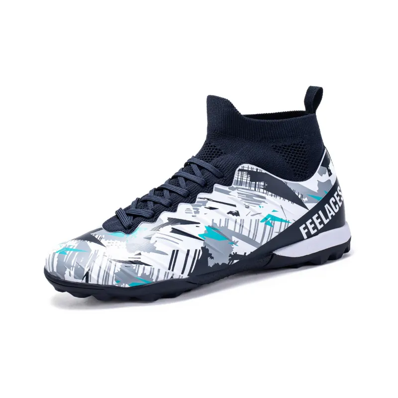 FEELACES Soccer Shoes Unisex Ice Sharp White, Pink Climb 1.0-7