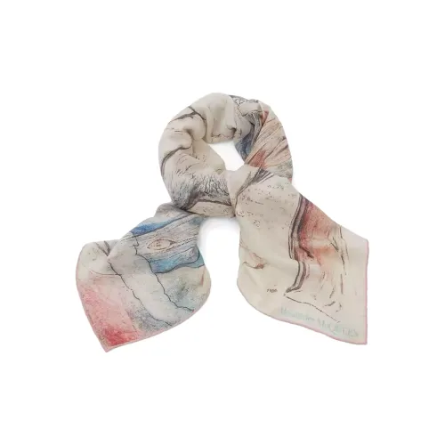 Alexander McQueen Silk Scarves Men