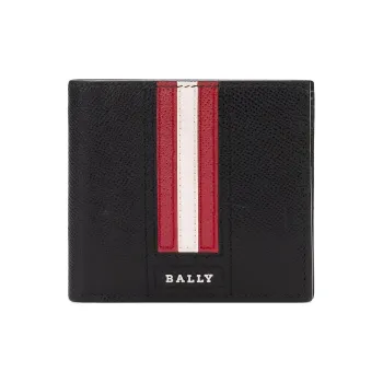 BALLY Leather Wallet Regular Men's Black