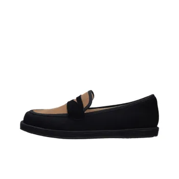 Bian Fumao Time Honored Handcrafted Multi Layer Sole Cloth Shoes Loafers Men's Black Brown