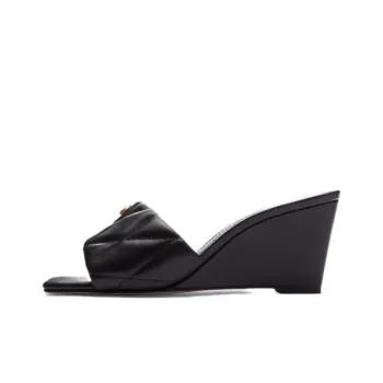 COACH Slip Resistant Slide Slippers Women's Black