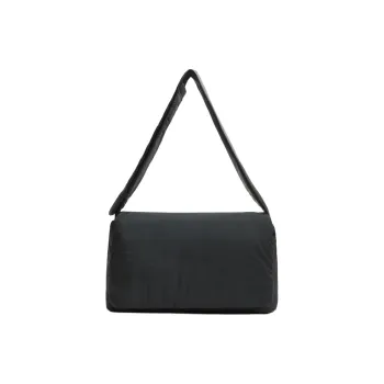 ZARA Nylon Shoulder Bag Crossbody Bag Extra Large Men's Coal Gray