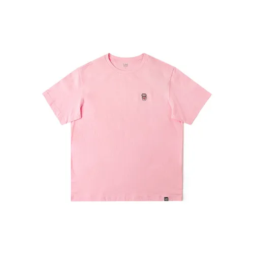 Lee T-Shirts Unisex Romantic Pink