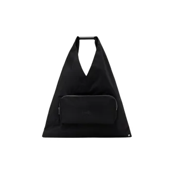 MM6 Maison Margiela Fabric Tote Bag, Shopping Bag, Shoulder Bag, Handbag Medium Size Women's Black