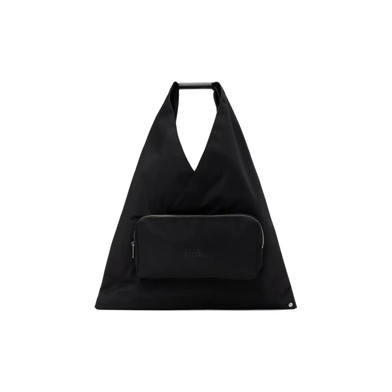 MM6 Maison Margiela Fabric Tote Bag, Shopping Bag, Shoulder Bag, Handbag Medium Size Women's Black-0