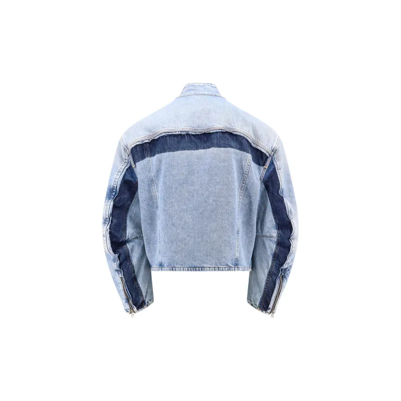 DIESEL Regular Fit Trucker Zipped Jacket-1