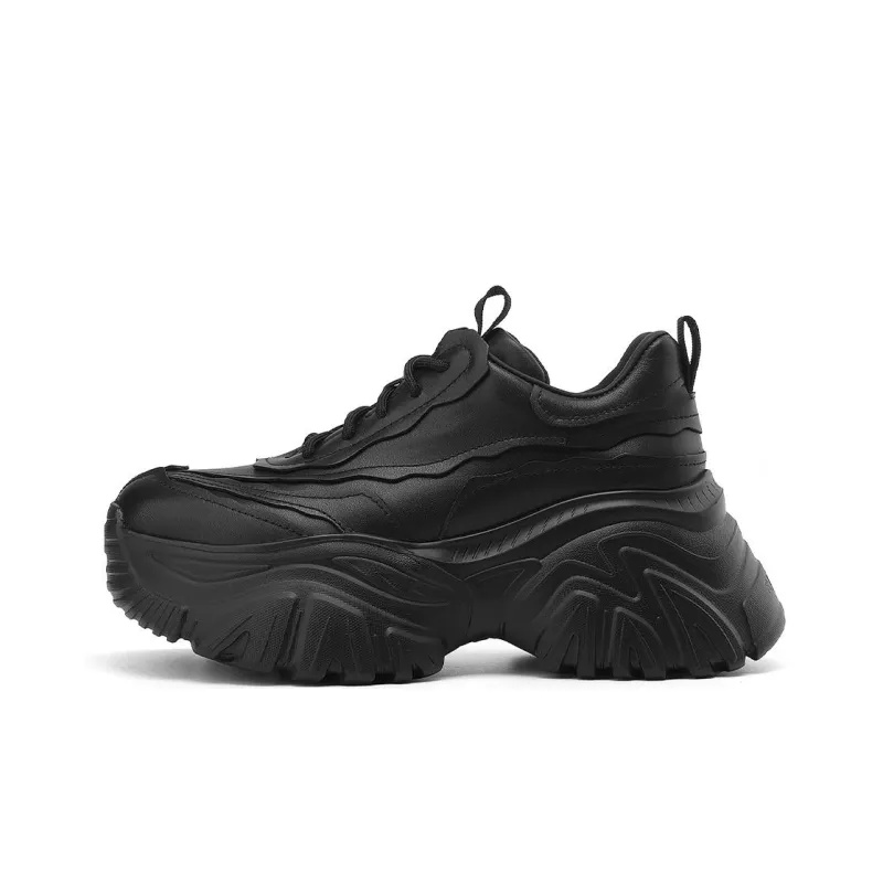 Rosa Bianca Wear-Resistant Breathable Lightweight Height Increasing Low-Top Chunky Sneakers Women's-7