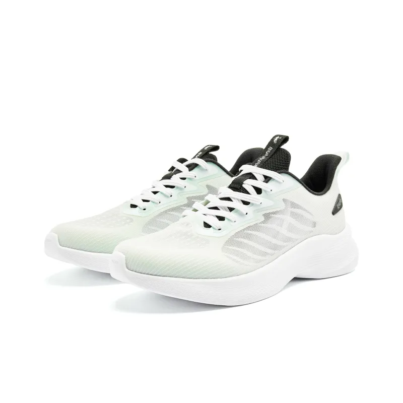 QIAODAN Light LITE Slip-Resistant Breathable Lightweight Low-Top Q-LITESPEED Technology Running Shoes Men's Green Black-2