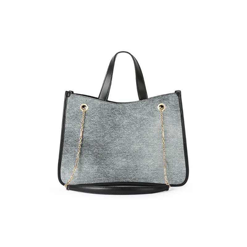 TUCANO PU Leather Tote Shoulder Bag Handbag Regular Women's Denim Blue-4