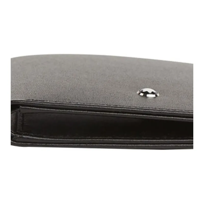 MONTBLANC Meisterstuck Cow Leather Wallet Men's Black-6