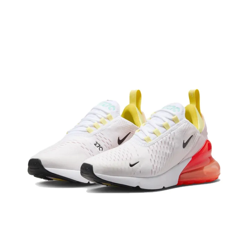Nike Air Max 270 White Bright Crimson Women's-2