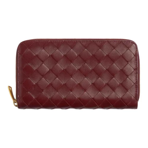 Bottega Veneta Intrecciato Zip Around Wallet