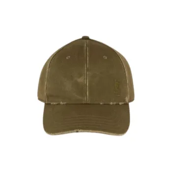 SAINT LAURENT Cassandre Logo Embroidered Baseball Cap
