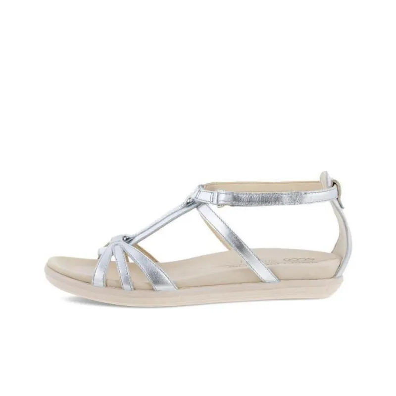 Ecco Simpil One Strap Sandals Women's Silver-0