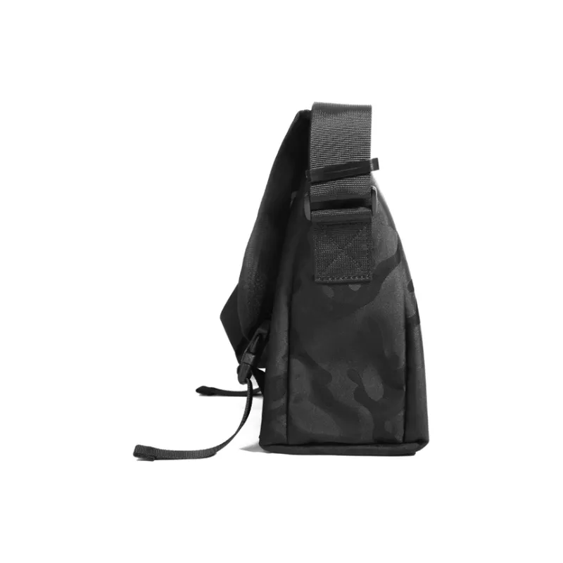 BJIAX Nylon Casual Crossbody Bag Shoulder Bag Regular Men's Black Camouflage-6