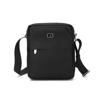 MEXICAN Fabric Shoulder Bag, Crossbody Bag Regular Men's Black