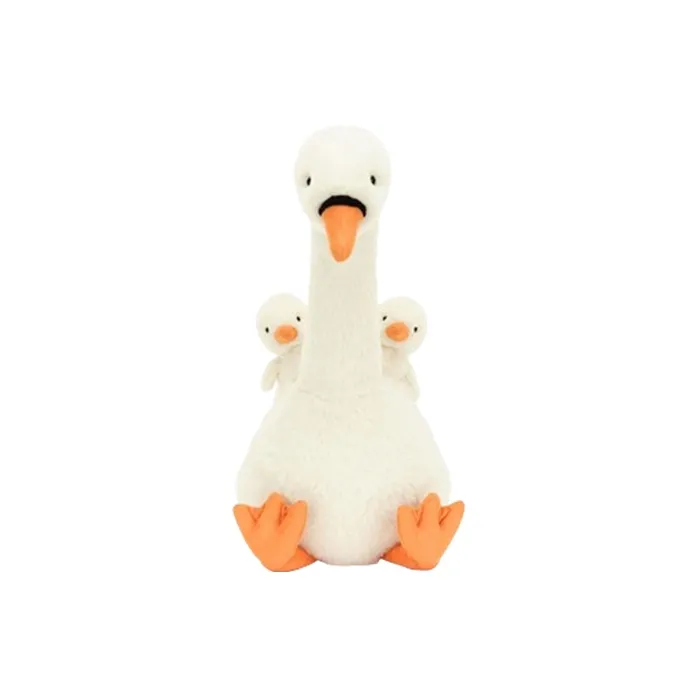 JELLYCAT Featherful Swan Plush Toy-1
