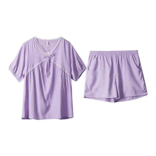 Dorame Pajama Set Women's Purple