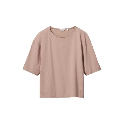 UNIQLO U Collection T-Shirts Women's Brown