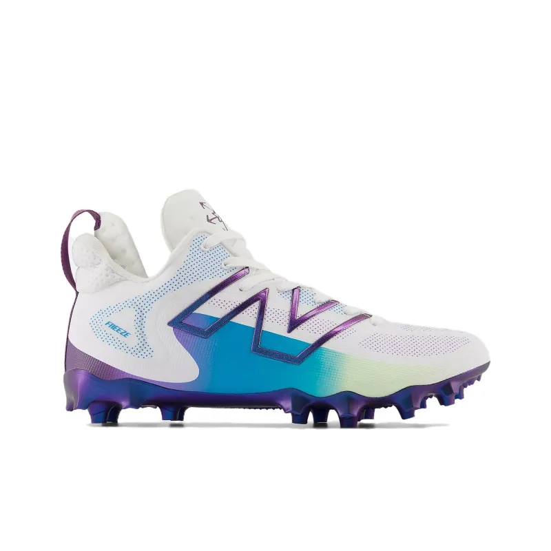 New Balance FreezeLX V4 Cushioning Wear Resistant Low Top Training Shoes Unisex White Blue Purple-1