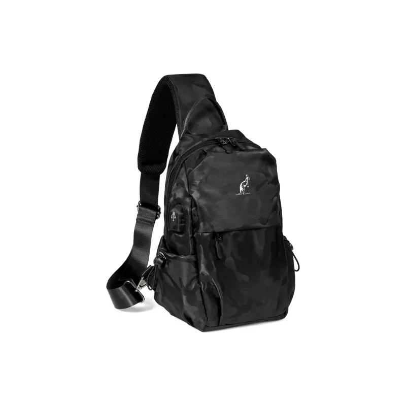 L'ALPINA Oxford Backpack Sling Bag Shoulder Bag Crossbody Bag Regular Men's Black/Camouflage-6