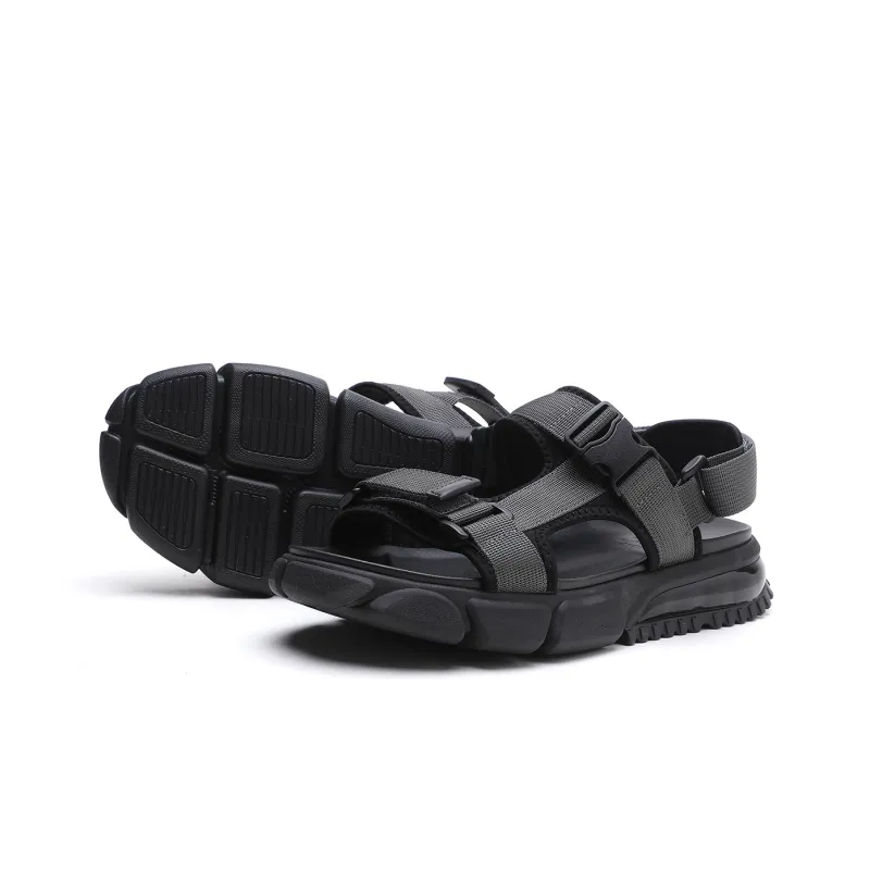 ELLE HOMME Beach Sandals Men's Gray-2