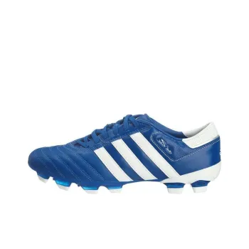 Adidas Adipure AG Rubber Short Studs Cushioning Wear Resistant Soccer Shoes Men's Blue White