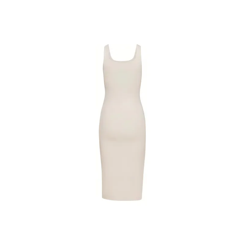 ARITZIA Aritzia Contour Squareneck Midi Dress Sleeveless Dress Women's-1