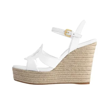 LOUIS VUITTON Isola Strap Sandals 8cm Women's White