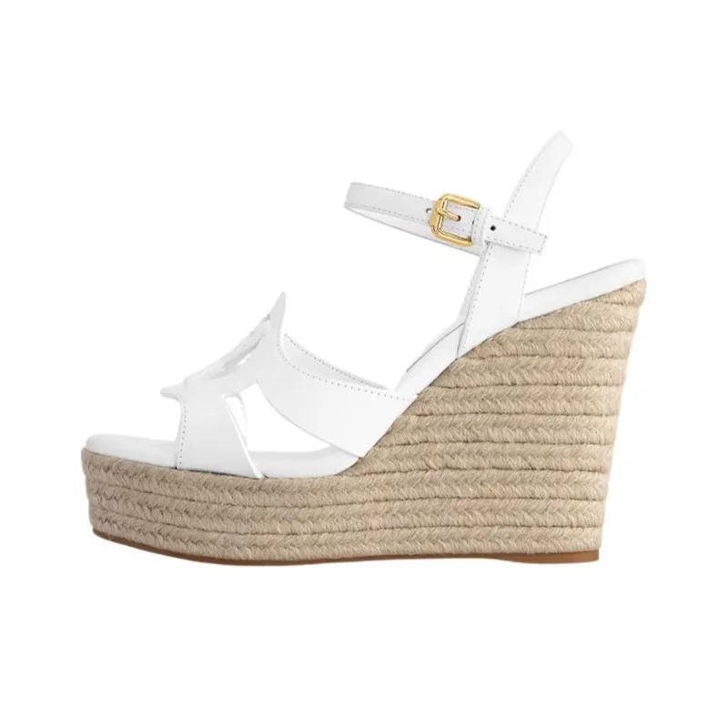 LOUIS VUITTON Isola Strap Sandals 8cm Women's White-0
