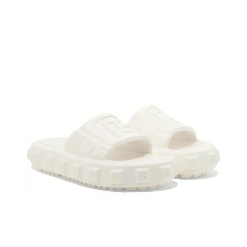 BALMAIN Embossed-logo Detail Slides-2