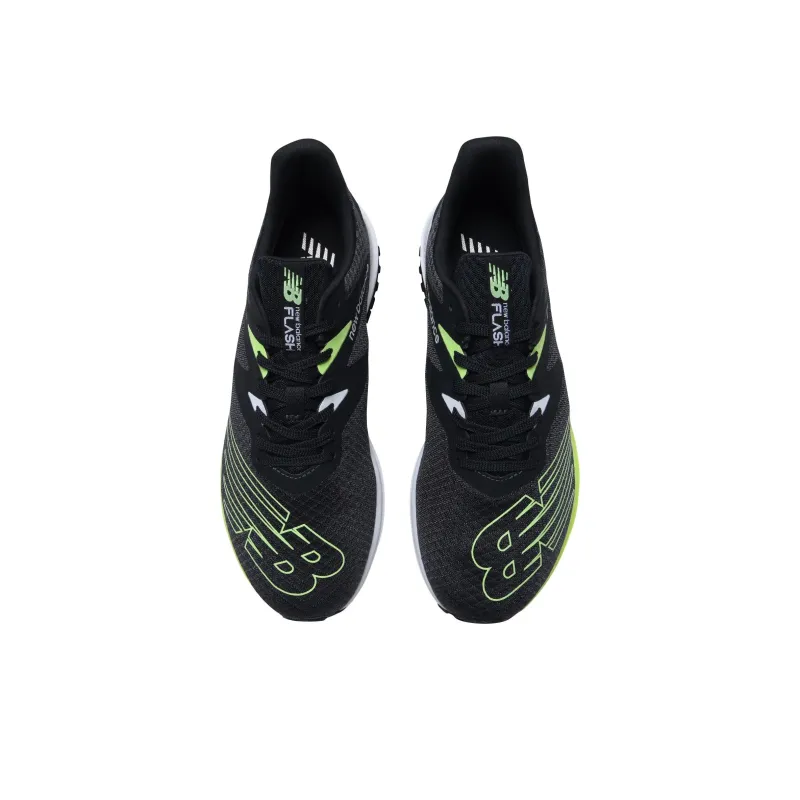 New Balance DynaSoft Flash V6 Cushioning, Wear Resistant Low Top Running Shoes Men's Black Cyan-3