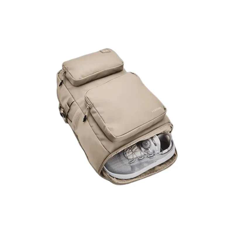 Under Armour Polyamide With Polyester Backpack Regular Unisex Wild Cow Leather Khaki-2