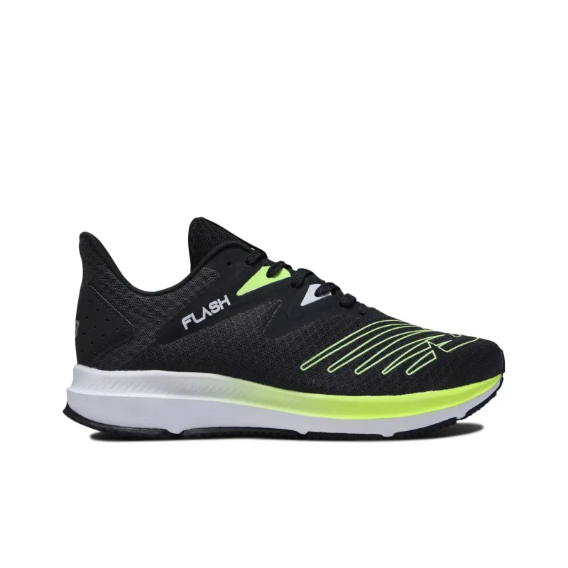 New Balance DynaSoft Flash V6 Cushioning, Wear Resistant Low Top Running Shoes Men's Black Cyan-1