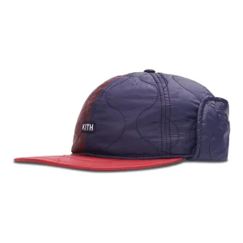 KITH Quilted Colorblocked Ear Flap Cap
