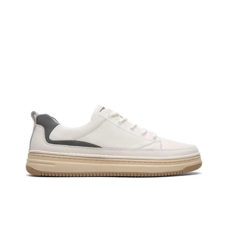 CROWN Low Top Skateboard Shoes Men's White-1