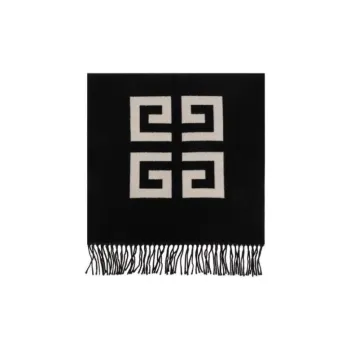 Givenchy 4G Motif Fringed Scarf