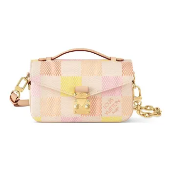 LOUIS VUITTON Pochette Metis Canvas With Leather Messenger Bag Portable Crossbody Bag Shoulder Bag Women's Multicolor