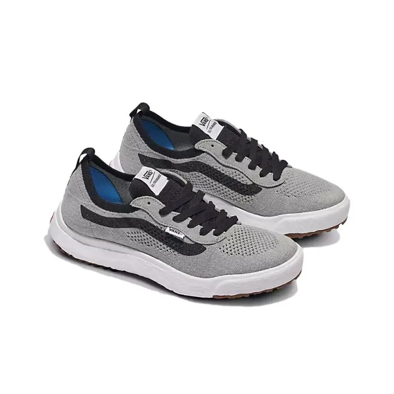 Vans UltraRange VR3 Cushioning, Wear Resistant Low Top Skateboard Shoes Unisex Gray Black-2