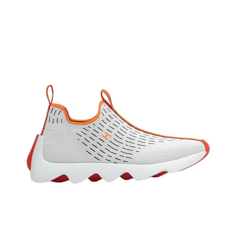 HERMES Eclair Cushioning, Slip Resistant, Abrasion Resistant, Breathable Low Top Casual Shoes Men's White-1