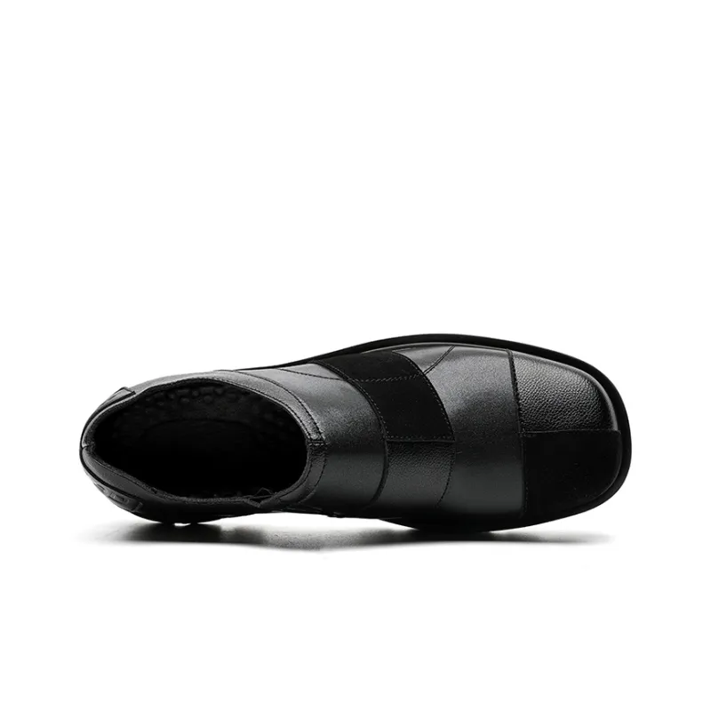 Chi Wolf Loafers Casual Shoes Men's Black-2