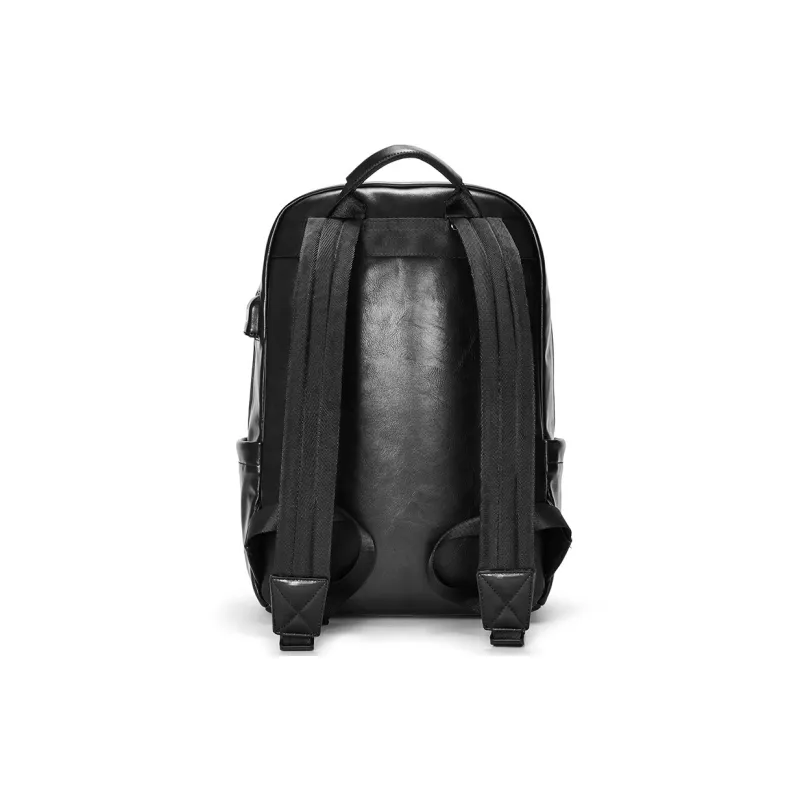 BOSTANTEN PU Backpack Regular Men's Black-2