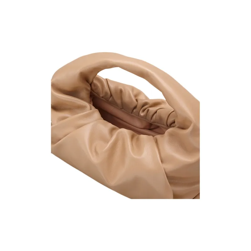 Bottega Veneta Calfskin Handbag Women's Beige-1