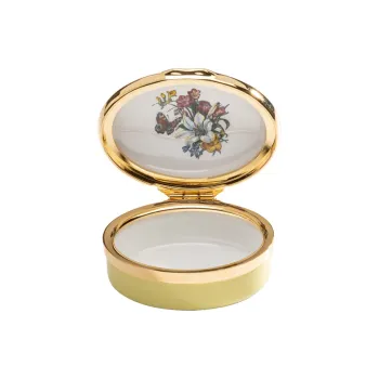 Halcyon Days I Love You Mom Enamel Jewelry Box Hoop Earrings Necklace Ring Accessory Storage Box Unisex